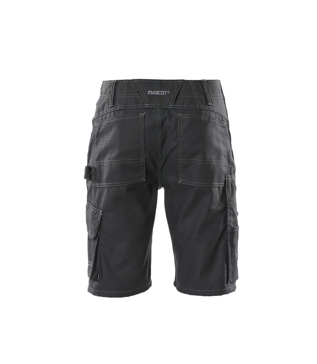 Mens Industry Charleston Work Shorts Black Mascot-2