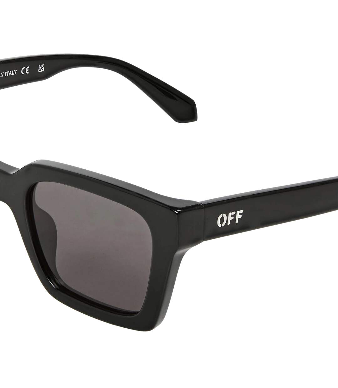 Womens/ladies Square Sunglasses One Size Black Off White-3