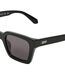 Womens/ladies Square Sunglasses One Size Black Off White-3