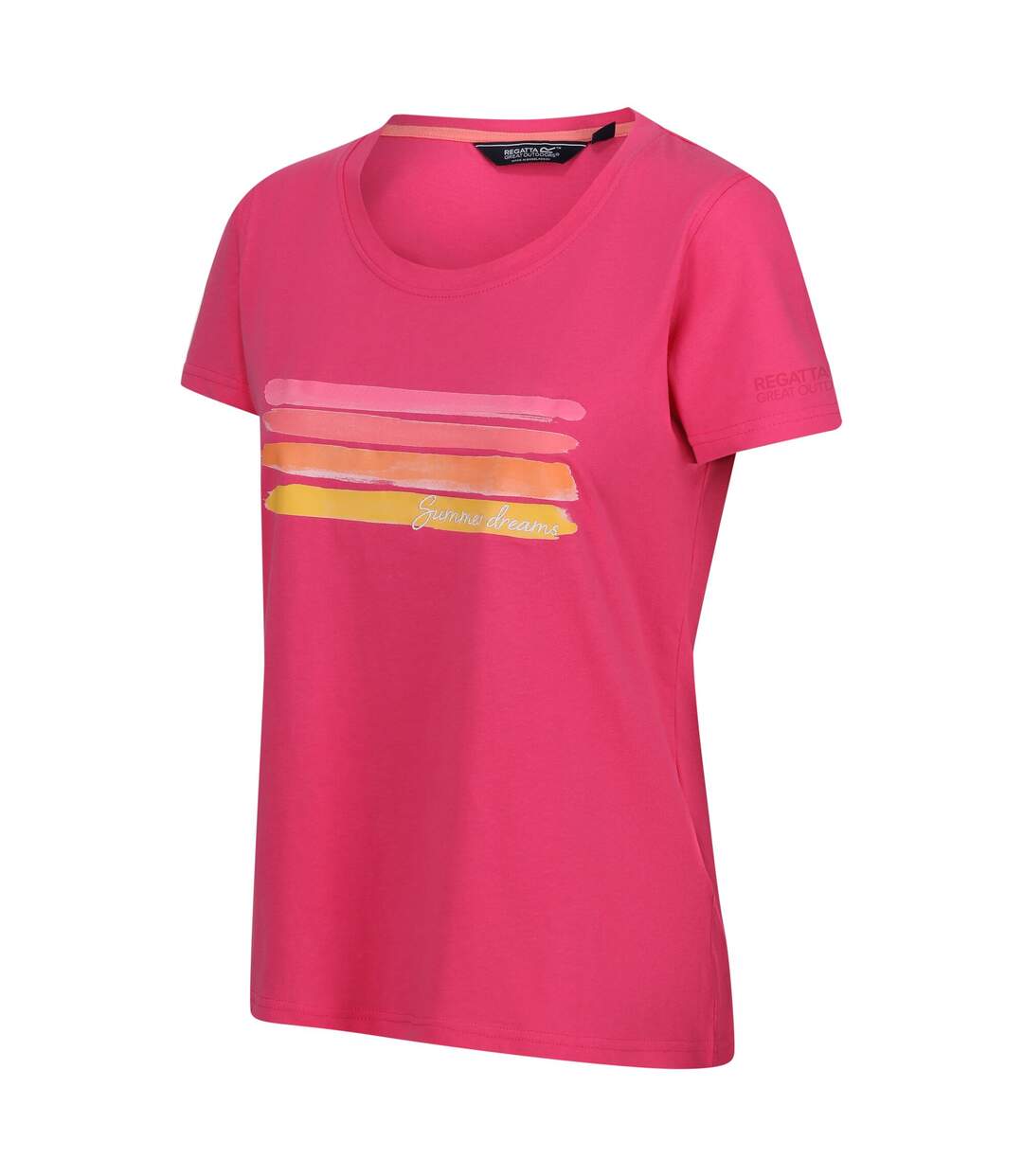 T-shirt filandra femme rose vif Regatta-3