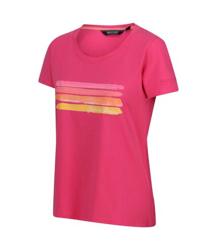 Regatta Womens/Ladies Filandra VIII T-Shirt (Hot Pink) - UTRG9850