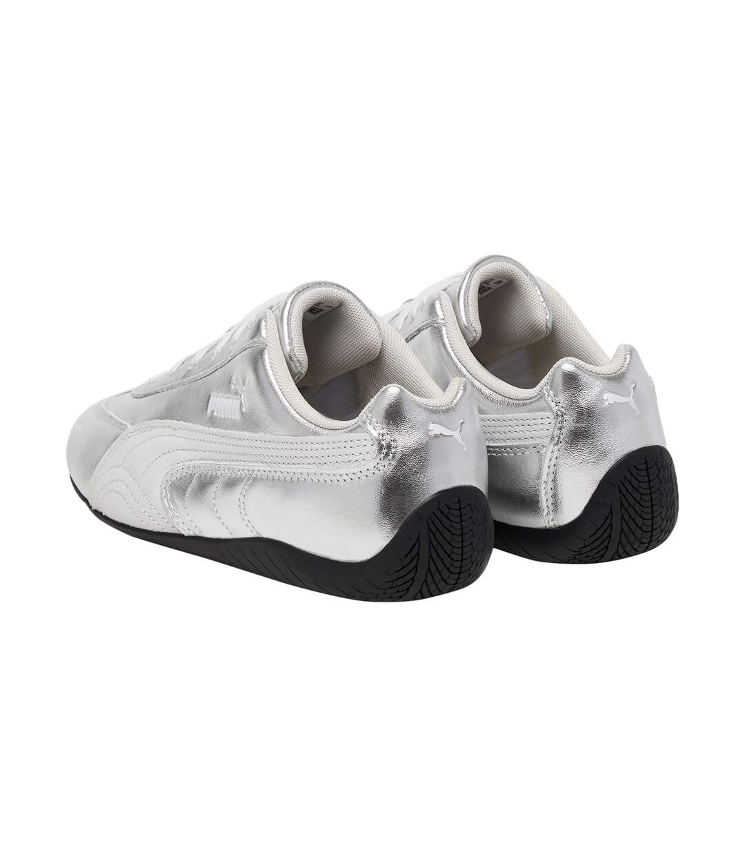Basket Cuir Puma Speedcat Silver-4