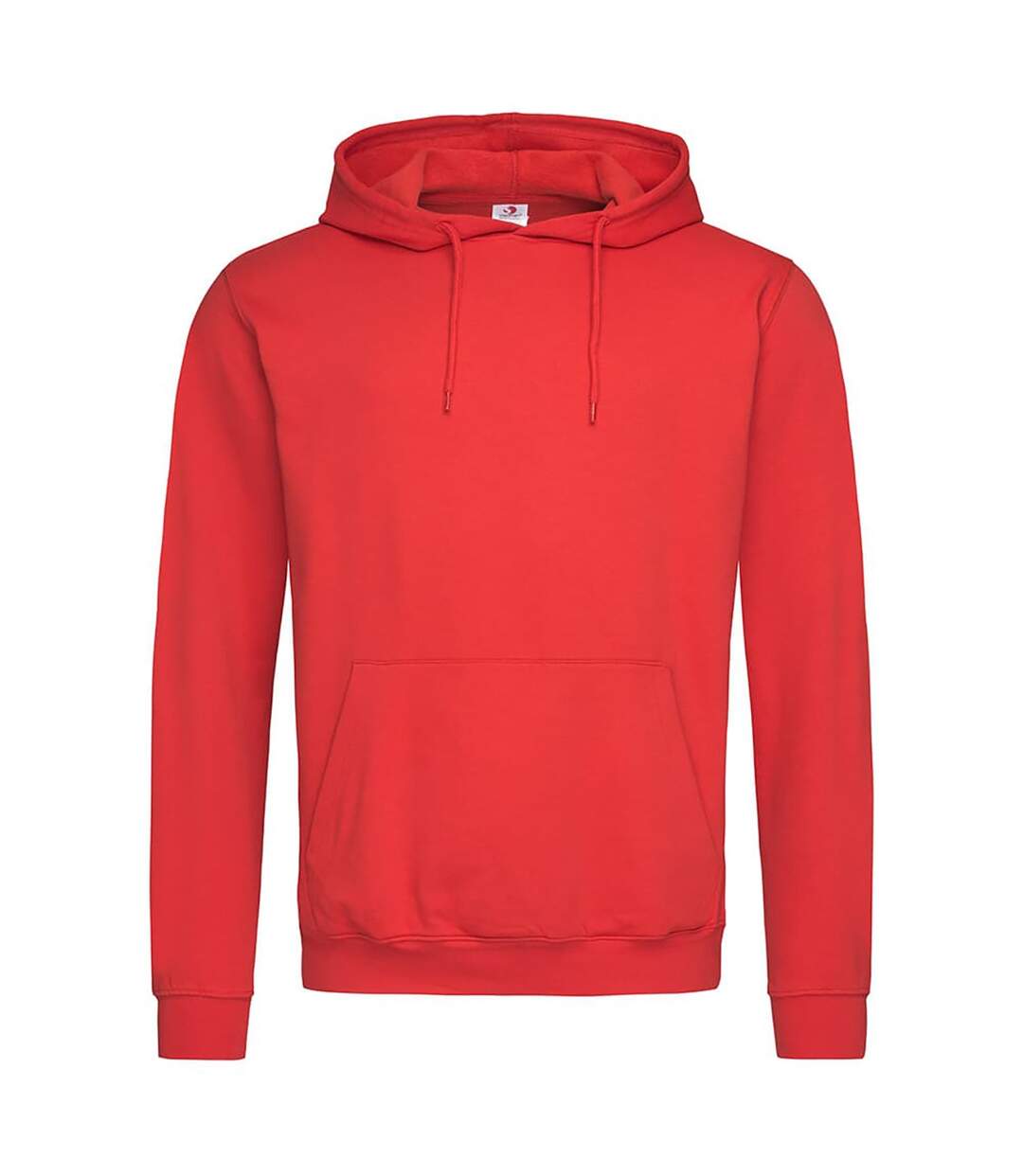 Sweat-shirt à capuche classique homme rouge Stedman