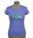 Tee-shirt femme MAYFLOWER DANIELE3 bleu lavande : le confort d'une coupe large-3