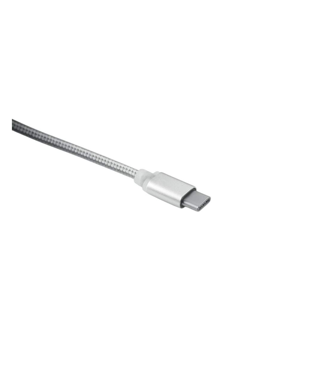 Rizo keyring charging cable one size silver MidOcean-4