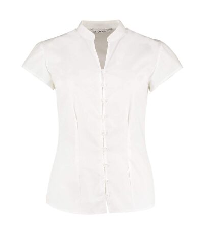 Blouse continental femme blanc Kustom Kit