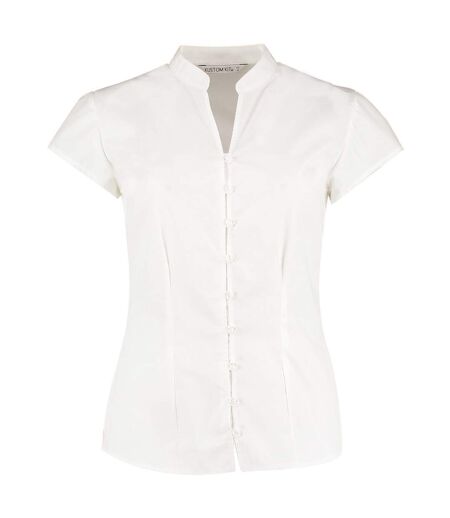 Blouse continental femme blanc Kustom Kit