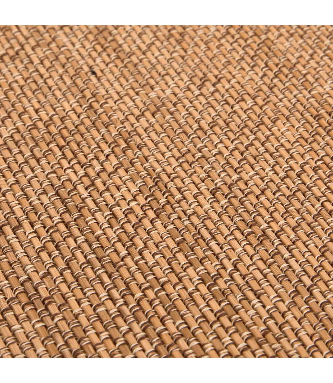 Tapis de Salle de Bain en Bambou Stemy 50x80cm Noir-3