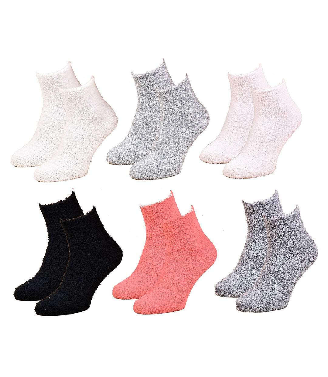 Chaussettes pour Femme Casa Socks Toucher Doux Pack de 6 CASA SOCKS Toucher Doux-1