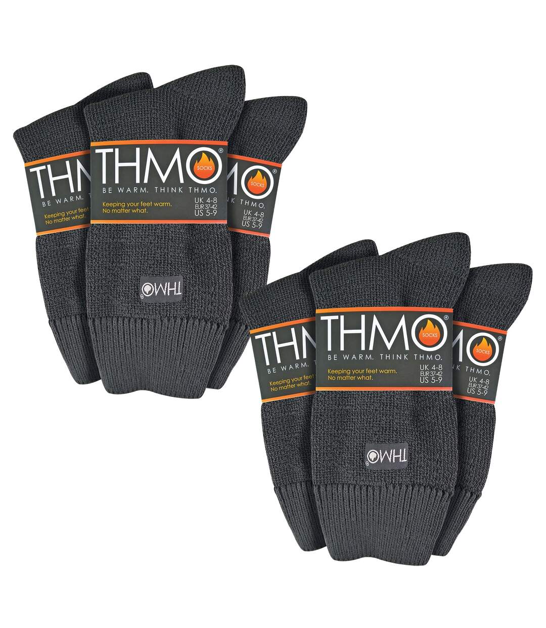6 Pairs Ladies Soft Breathable Thermal Socks-2