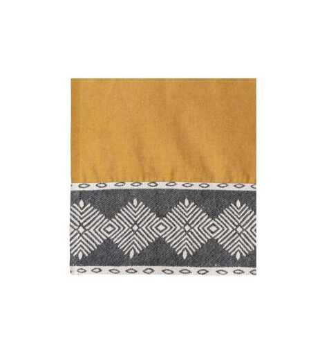 Nappe & 6 Serviettes de Table Inuits Dreams 150x250cm Ocre