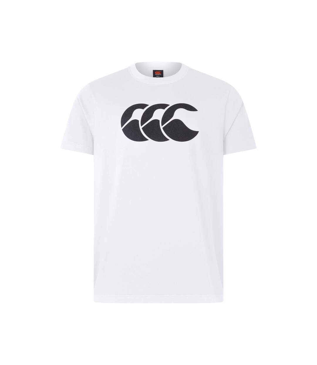 T-shirt homme blanc / noir Canterbury-1