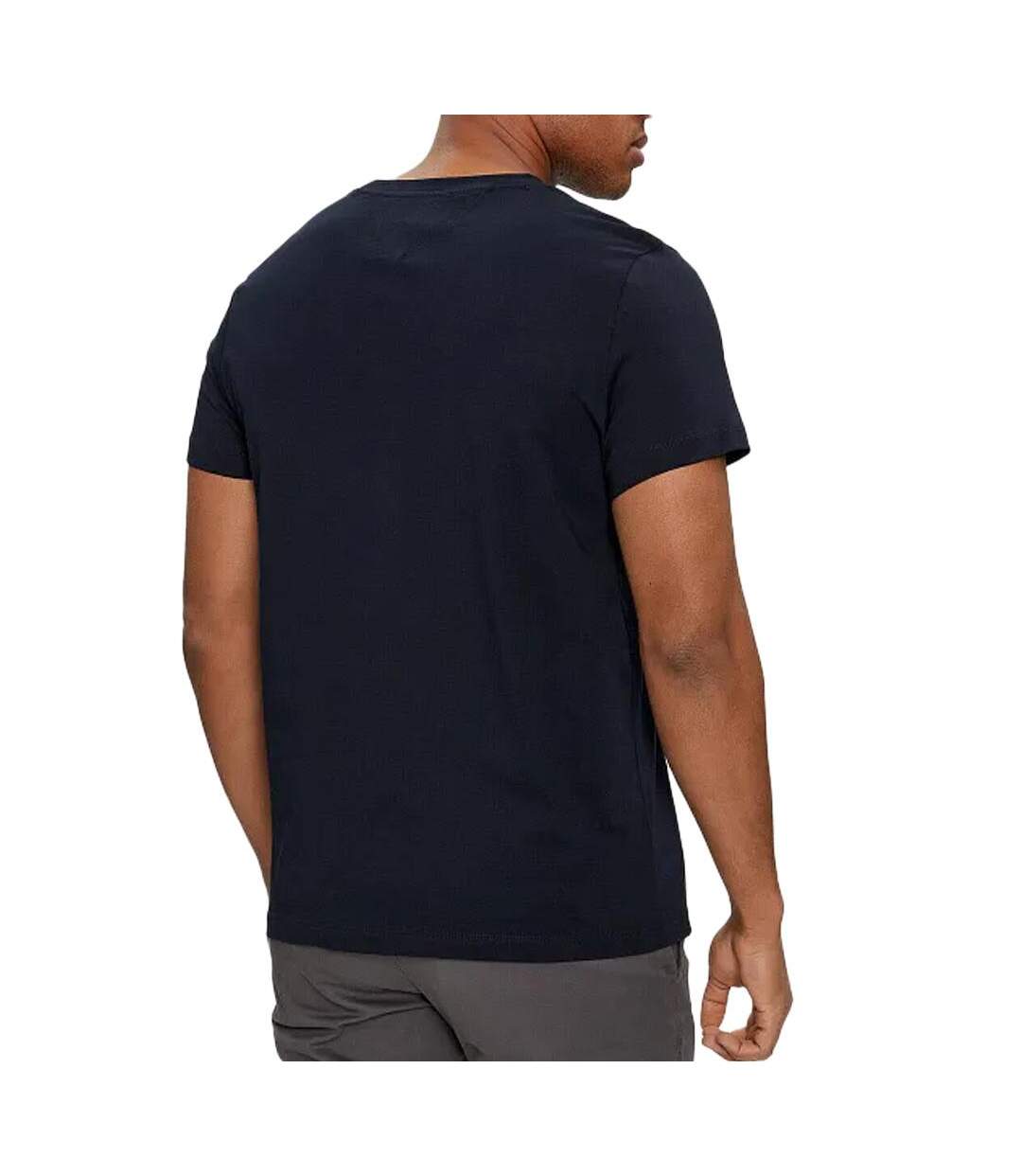 T-shirt marine homme tommy hilfiger mw0mw34428 - m-2