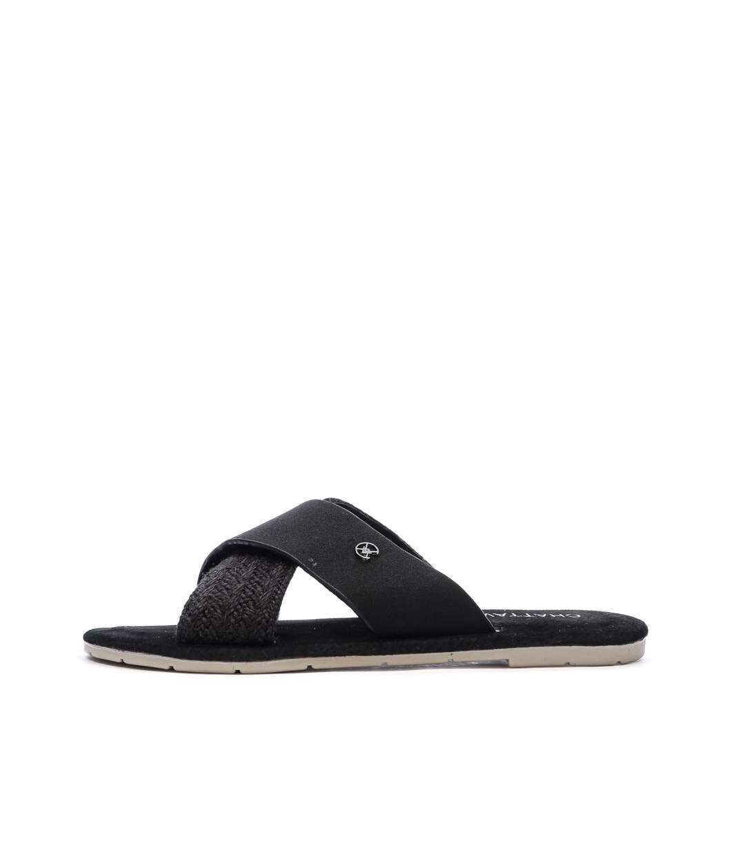 Sandales noir femme chattawak dacota-1