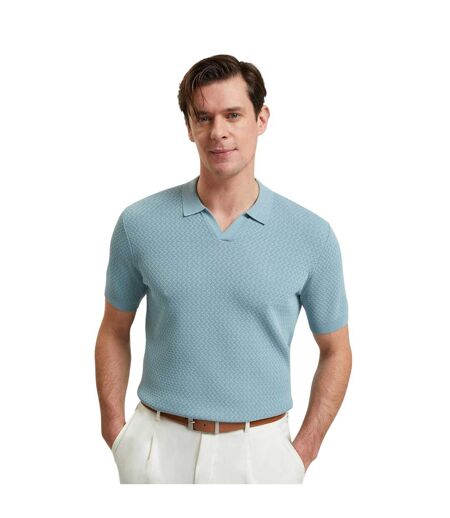 Polo Motif/style Zig-zag Homme Bleu Ted Baker