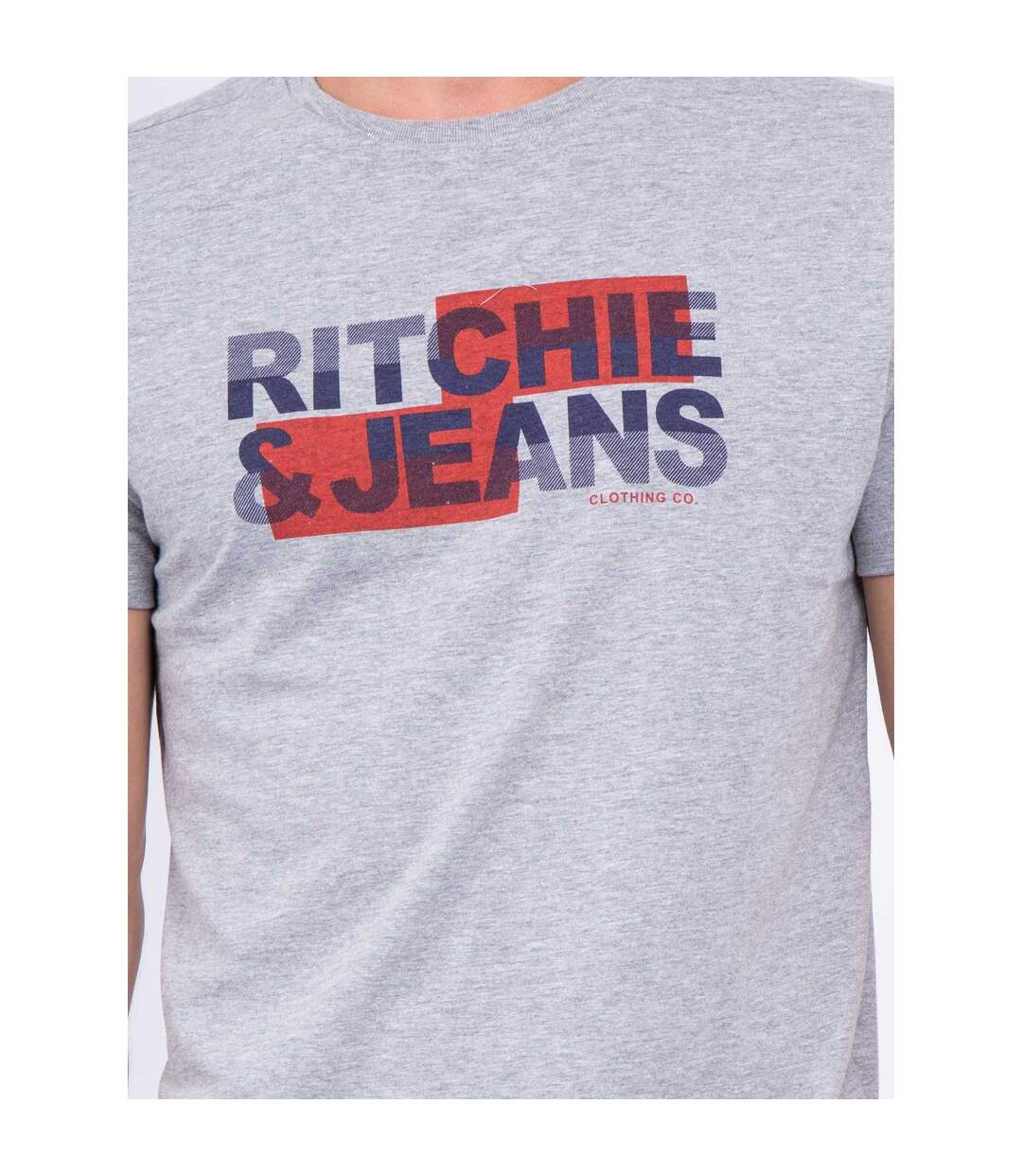 T-shirt col rond pur coton JALTAZAR-3