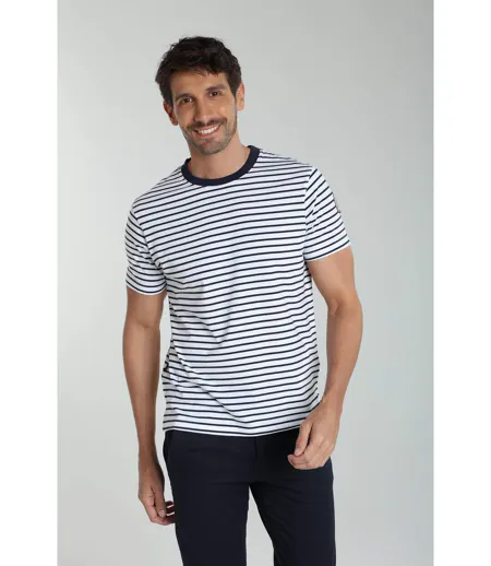 T-shirt manches courtes coton STRIPES