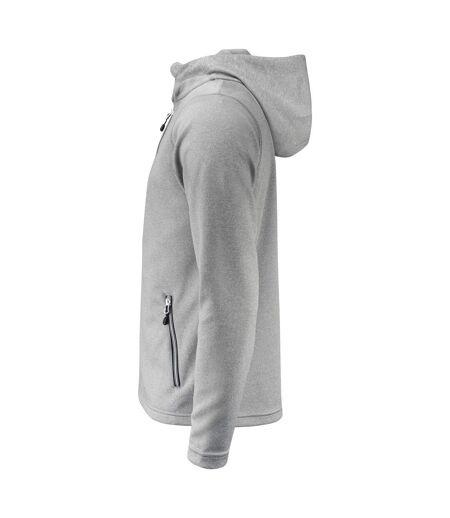 Veste À Capuche Layback Homme Gris Chiné Printer RED