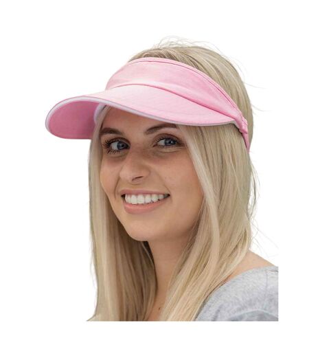 Visière Sport Rose Blanc Result Headwear