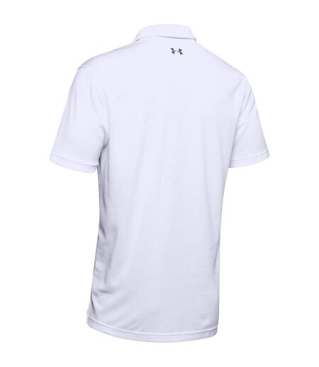 Polo Motif/style Tech Homme Blanc Under Armour