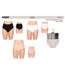 Culotte Femme INFINITIF Pack de 3 MAXI 0454