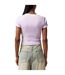 T-shirt Court Femme Violet Pastel Hugo-2