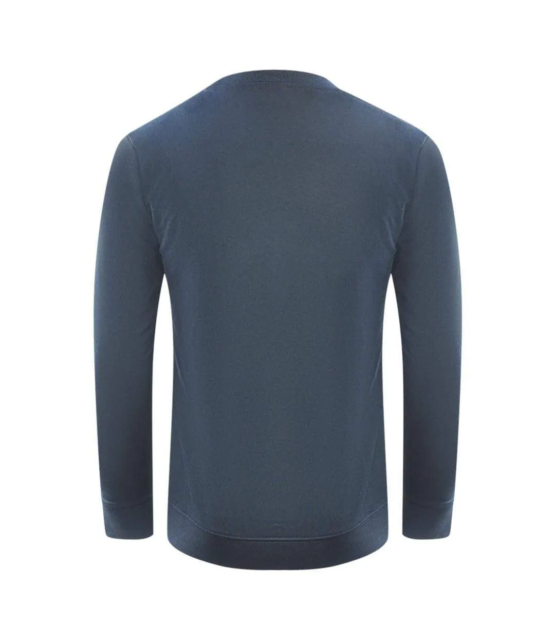 Unisex Adult Piercing Snake Logo Sweatshirt Navy Blue Cavalli Class-2
