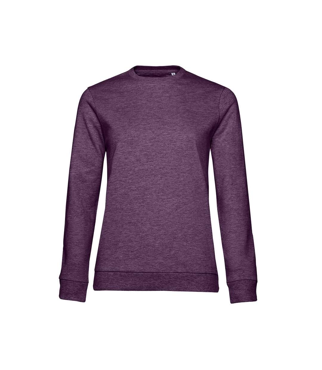 Sweat femme violet chiné B&C