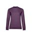 B&C Womens/Ladies Set-in Sweatshirt (Purple Heather)