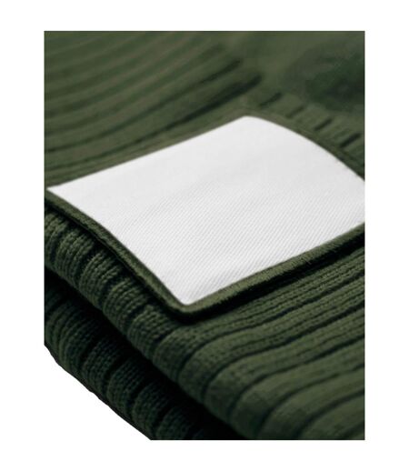 Bonnet Vert Olive Blanc Beechfield