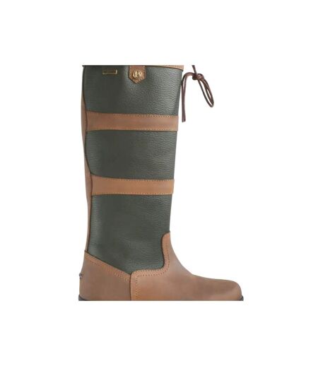 Unisex Adult Pembroke Grain Leather Country Boots Olive Brogini
