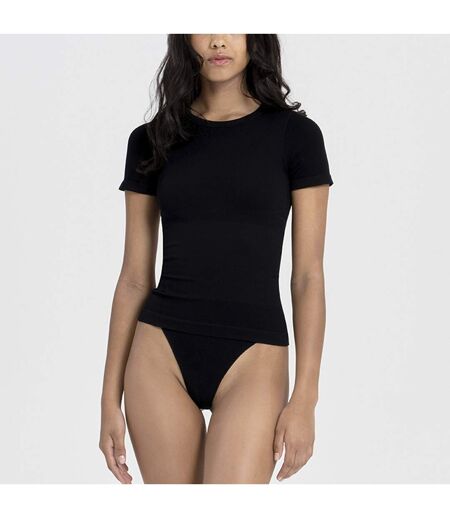 Ladies Essentials Basic T-Shirt Sculpting Recycled Stretch Everyday Fit
