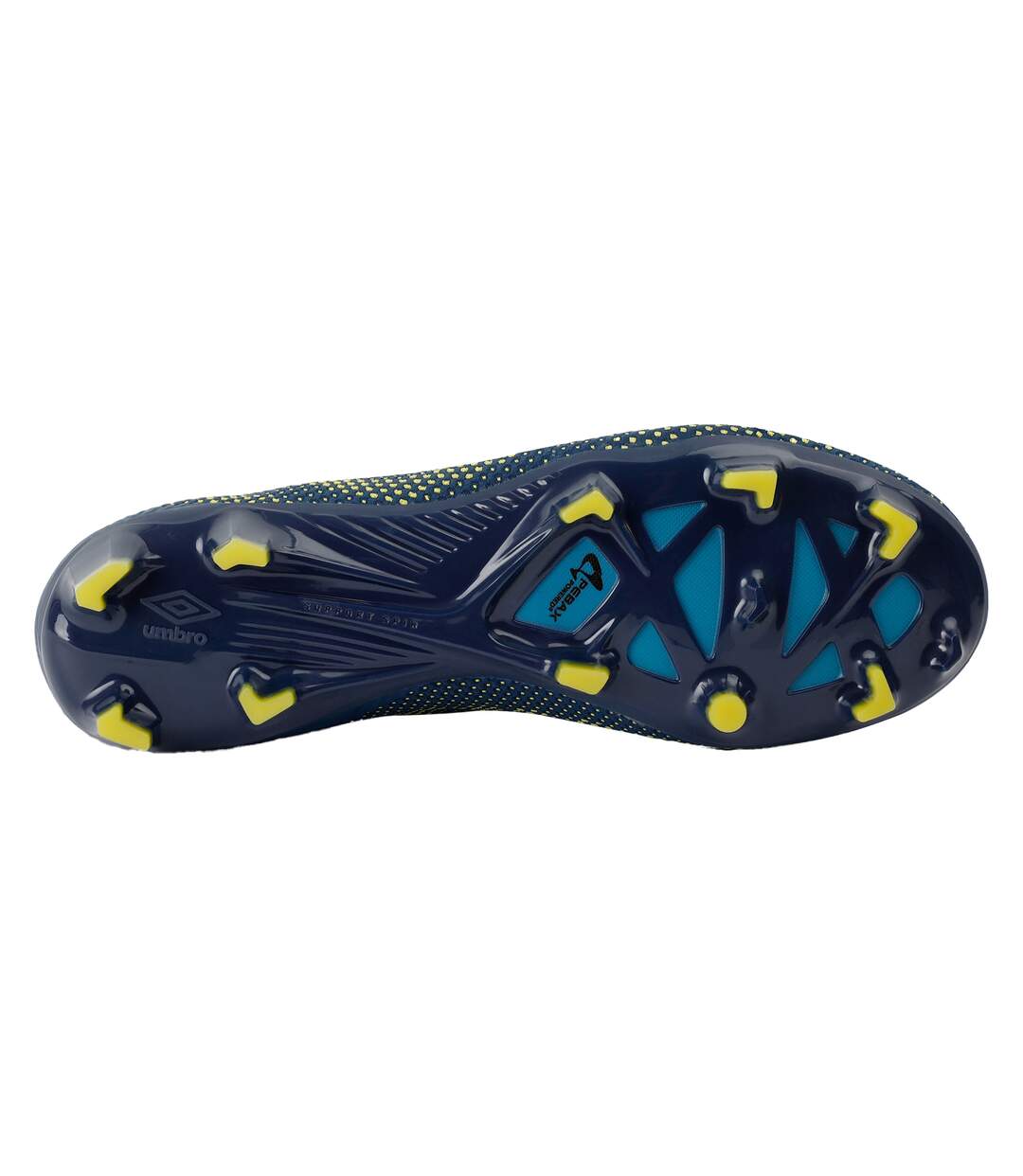 Mens velocita matrix pro fg football boots poseidon/blazing yellow Umbro-4