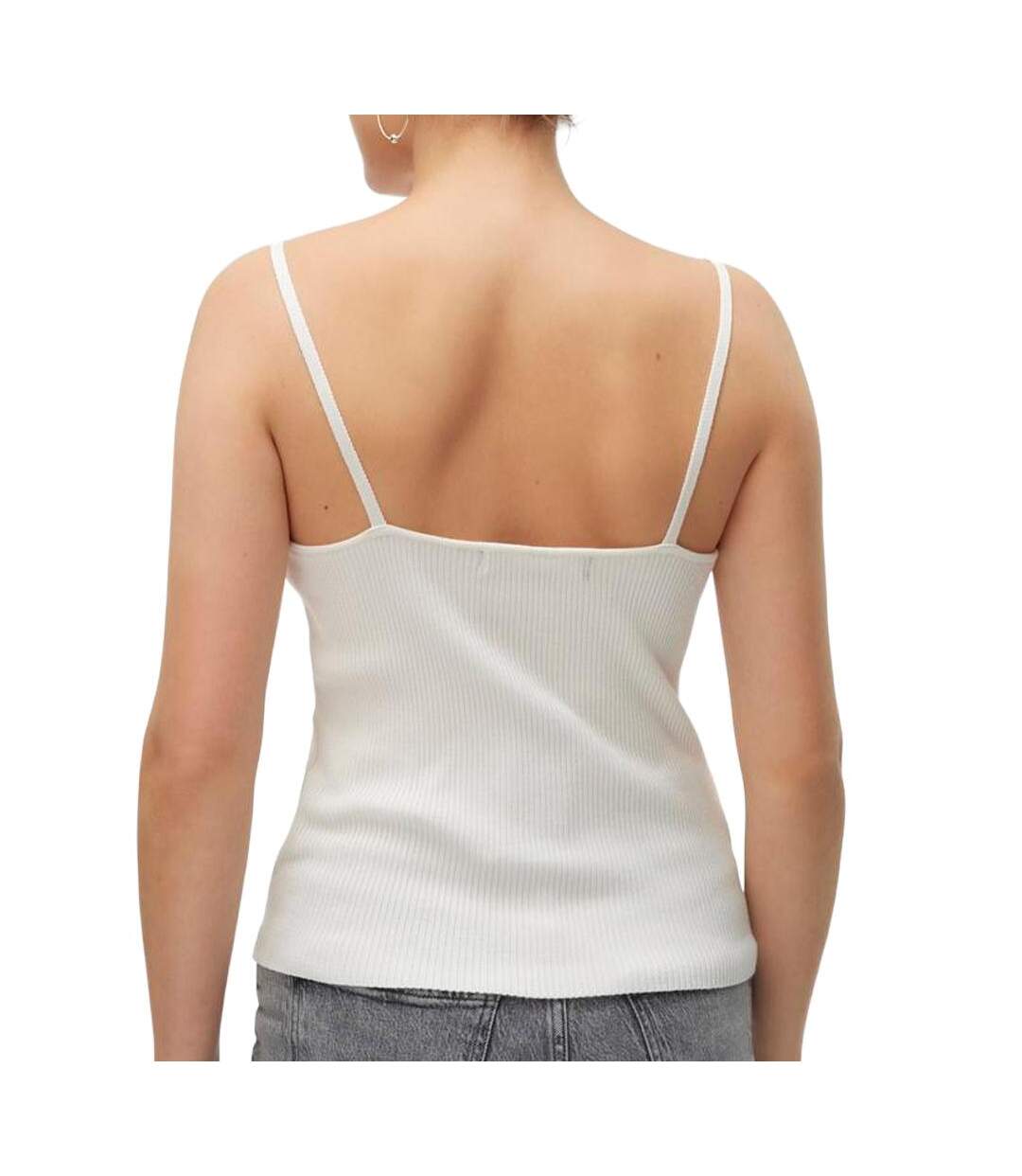Débardeur beige femme vero moda willow-2