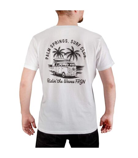 T-shirt homme en jersey 140GSM imprimé devant et dos Club Freegun