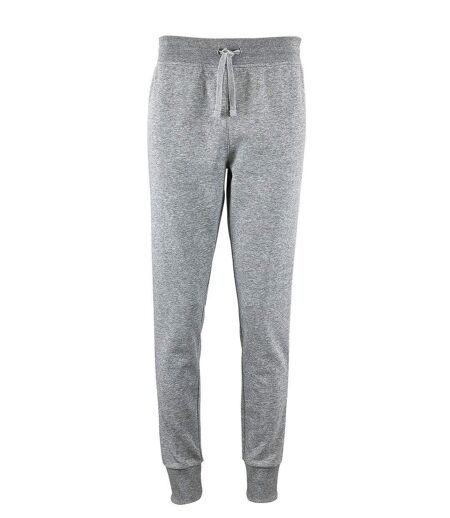 Pantalon jogging femme coupe slim - 02085 - gris chiné