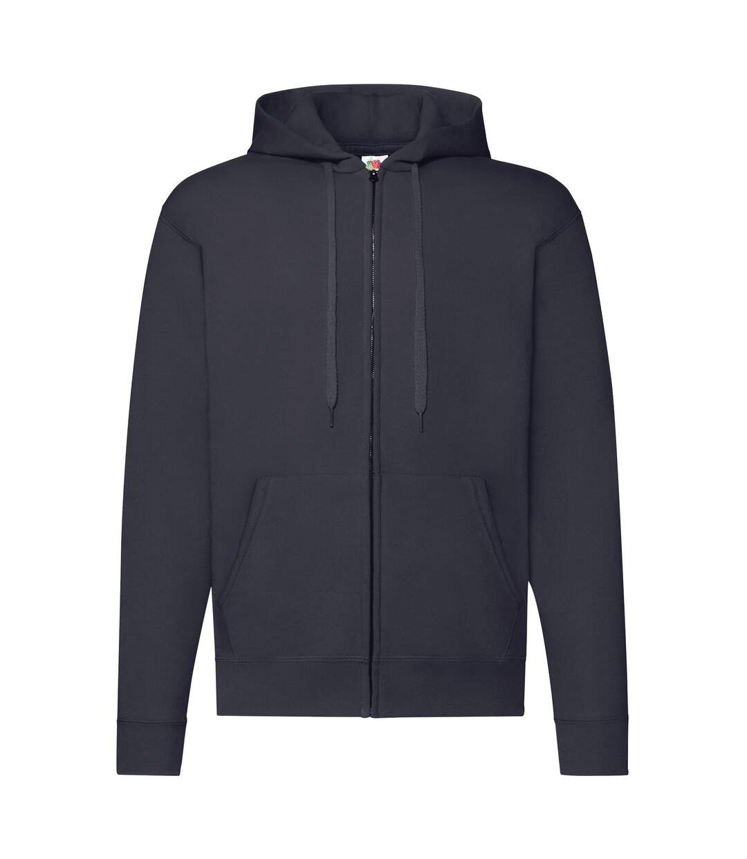 Unisex adult classic hoodie deep navy Fruit of the Loom-1