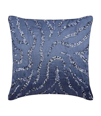 Sequin cushion one size midnight blue Arthouse