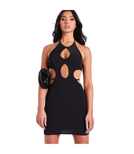 Robe Courte Femme Noir Missy Empire