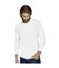 T-shirt à manches longues homme blanc Tee Jays-2