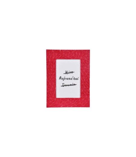 Cadre Photo Déco Géométrique Frame 10x15cm Rouge