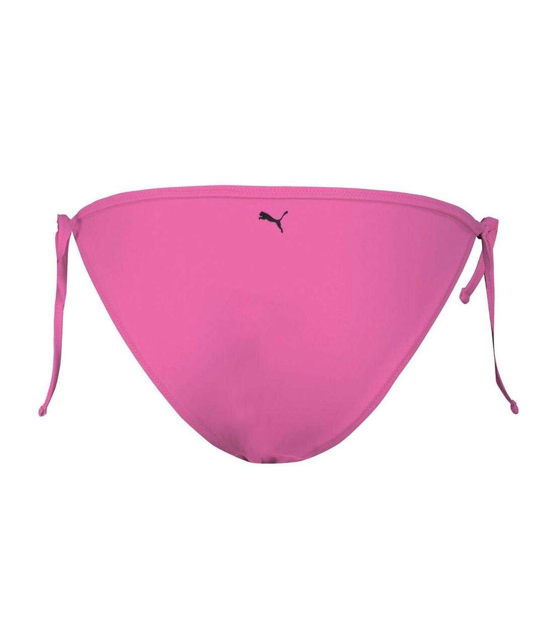 Womens/ladies Side Tie Bikini Bottoms Fluorescent Pink Puma-2