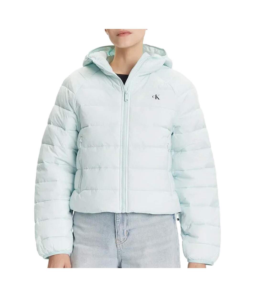 Doudoune bleu femme calvin klein jeans lightweight-1