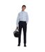 Chemise Motif/style Logo Brodé Homme Bleu Clair Fumée Fred Perry-1