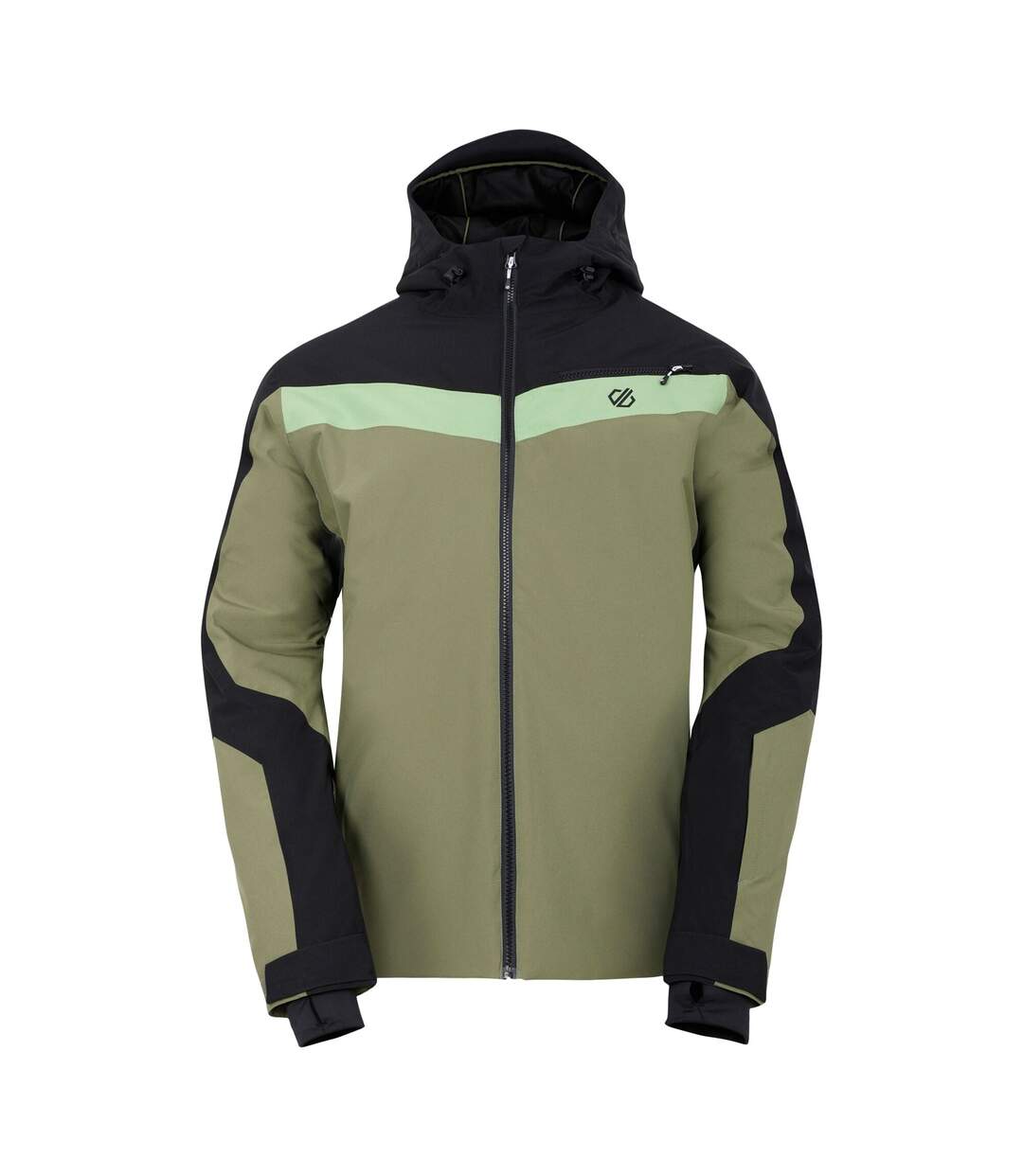 Mens Eagle Ii Ski Jacket Black Olivine Green Dare 2B-2