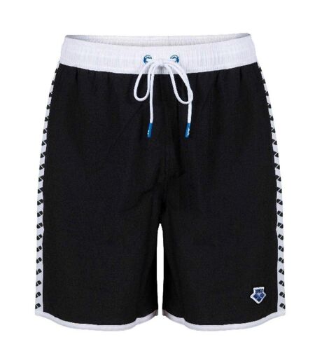 Short De Bain Team Adulte Noir Blanc Arena