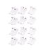 Chaussettes homme KAPPA Socquettes Tiges courtes Pack de 12 Paires Blanches