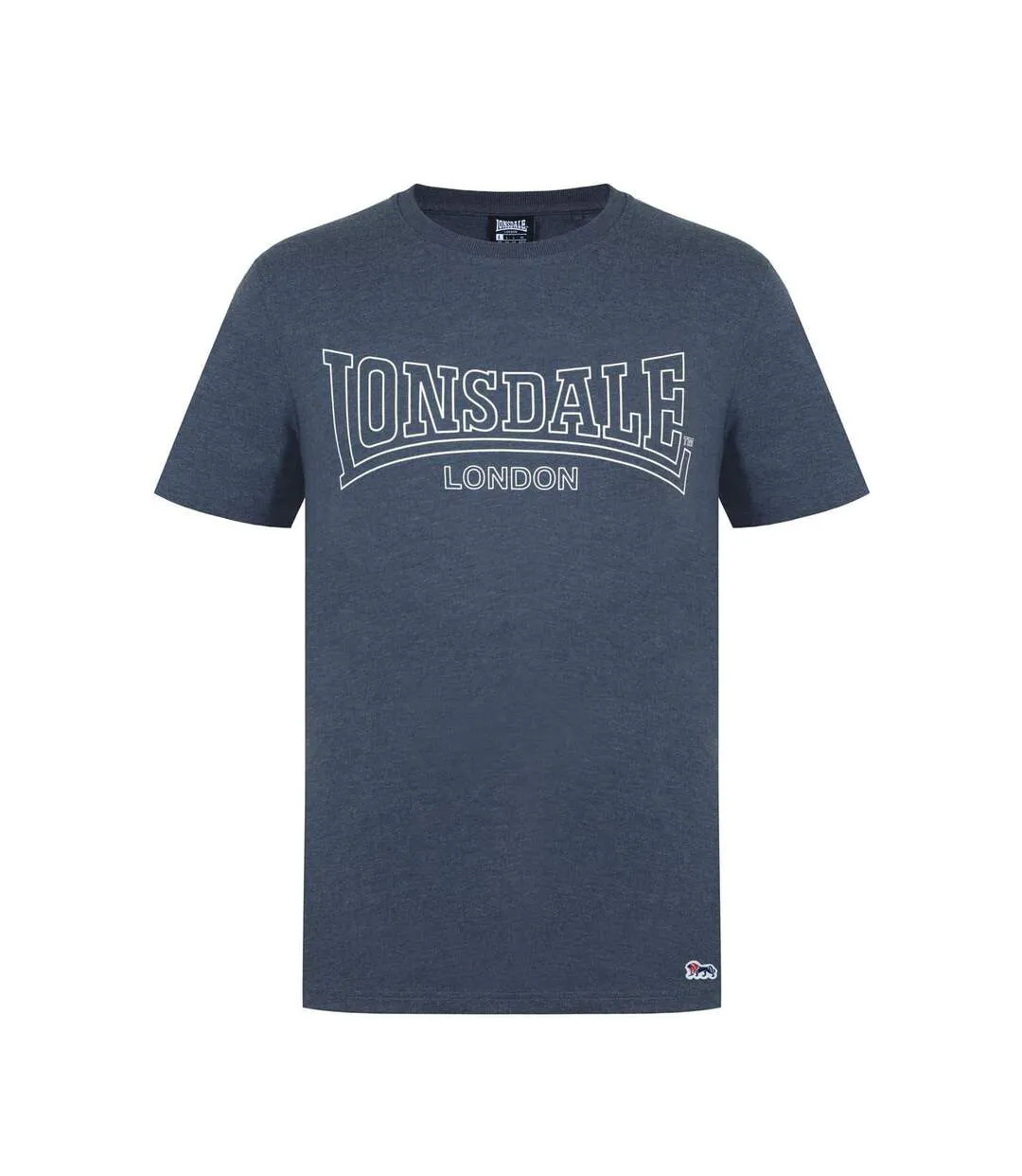 T-shirt Motif/style Géométrique Homme Anthracite Lonsdale-1