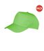 Lot de 2  casquettes boston adulte vert citron Result