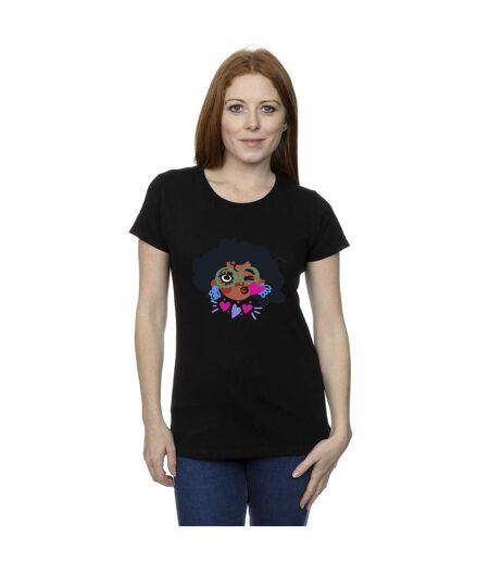 Disney Femmes/Les femmes Encanto Mirabel Kiss - T-shirt en coton (Noir) - UTBI19594
